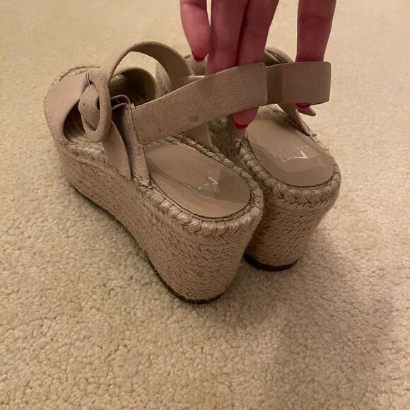 EUC Marc Fisher Rex Platform Espadrille Wedge Sandal - Picture 11 of 11